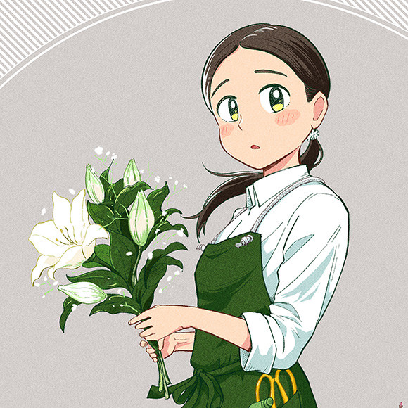 Yamanote Line Museum POP「ふとした瞬間、目があって」巣鴨駅　イラスト